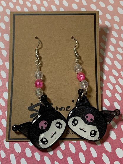 Made to Order - Kitty & Friends - Fish Hook Earrings - Set 02